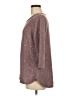 Emily Daniels Burgundy 3/4 Sleeve Top Size M - photo 5