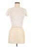 Wallflower Ivory Short Sleeve Turtleneck Size M - photo 1