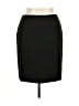 Tahari by ASL 100% Polyester Solid Black Formal Skirt Size 14 (petite) - photo 1