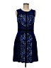Just... Taylor Tweed Blue Cocktail Dress Size 8 - photo 1