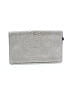 Madewell 100% Leather Silver Gray Leather Clutch One size - photo 1