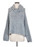 Free People Tweed Gray Turtleneck Sweater Size S - photo 1