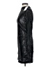 Calvin Klein 100% Polyester Metallic Black Cocktail Dress Size 4 - photo 5
