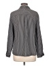 Elementz Stripes Gray Long Sleeve Blouse Size M - photo 2