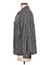 Elementz Stripes Gray Long Sleeve Blouse Size M - photo 5