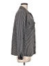 Elementz Stripes Gray Long Sleeve Blouse Size M - photo 4