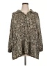 Maggie Barnes Animal Print Gray 3/4 Sleeve Blouse Size 20 (4) - photo 1