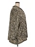 Maggie Barnes Animal Print Gray 3/4 Sleeve Blouse Size 20 (4) - photo 4