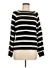 Adrianna Papell Stripes Black Pullover Sweater Size M - photo 1