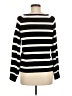 Adrianna Papell Stripes Black Pullover Sweater Size M - photo 2