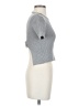 Zara Gray Short Sleeve Turtleneck Size S - photo 4
