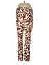 SPANX Print Brown Casual Pants Size L - photo 1