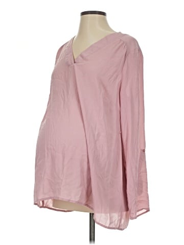 Motherhood Long Sleeve Blouse (view 1)