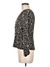 A New Day 100% Rayon Animal Print Black Long Sleeve Blouse Size M - photo 5
