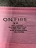 ON FIRE 100% Cotton Pink Short Sleeve Top Size 2X - photo 7