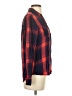 Tinsel 100% Viscose Plaid Red Long Sleeve Button-Down Shirt Size XS - photo 4