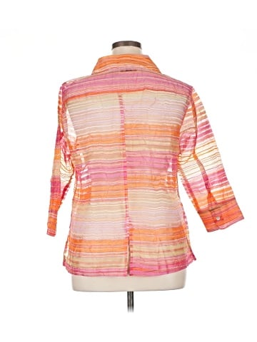 Valerie Stevens 3/4 Sleeve Button-Down Shirt (view 2)