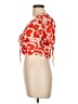 Unbranded 100% Polyester Red Short Sleeve Blouse Size L - photo 5