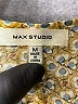Max Studio 100% Rayon Yellow Short Sleeve Blouse Size M - photo 7