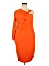 Unbranded 100% Polyester Orange Cocktail Dress Size 3X - photo 1