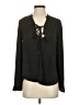 Kimchi Blue 100% Polyester Black Long Sleeve Blouse Size XS - photo 1