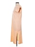 LA Relaxed Solid Tan Casual Dress Size S - photo 5