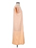 LA Relaxed Solid Tan Casual Dress Size S - photo 4