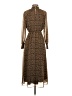 Madewell 100% Polyester Animal Print Brown Casual Dress Size XXS - photo 2