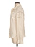 Bebe 100% Silk Ivory Long Sleeve Silk Top Size L - photo 5