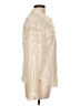 Bebe 100% Silk Ivory Long Sleeve Silk Top Size L - photo 4