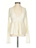 Assorted Brands Ivory Long Sleeve Blouse Size S - photo 1