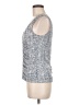 Halogen 100% Nylon Gray Sleeveless Top Size M (petite) - photo 5