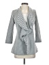 Calvin Klein Polka Dots Houndstooth Gray Blazer Size 2 (petite) - photo 1