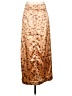 Zara 100% Polyester Animal Print Tan Gold Casual Skirt Size XS - photo 1