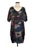 Walter 100% Silk Graphic Gray Casual Dress Size 6 - photo 1