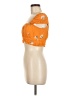 Zara Floral Tropical Orange Sleeveless Blouse Size M - photo 5