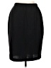 Adrienne Vittadini Solid Black Wool Skirt Size M - photo 1