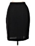 Adrienne Vittadini Solid Black Wool Skirt Size M - photo 2