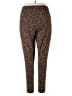 Roaman's Animal Print Brown Active Pants Size 18 (L) - photo 2