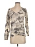 Central Park West 100% Cashmere Camo Tan Cashmere Pullover Sweater Size S - photo 1