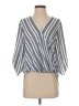 West Kei Blue 3/4 Sleeve Blouse Size XS (petite) - photo 1
