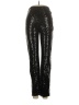 Open Edit 100% Polyester Metallic Black Casual Pants Size XXS - photo 1