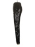 Open Edit 100% Polyester Metallic Black Casual Pants Size XXS - photo 5