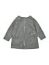 Zara Chevron-herringbone Gray Coat Size 5 - photo 1