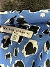 Maison d' Amelie Animal Print Blue Long Sleeve Blouse Size L - photo 7