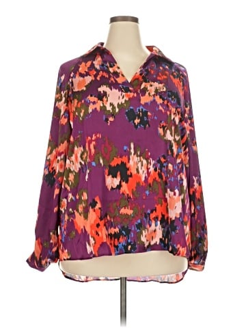 BTFBM Long Sleeve Blouse (view 1)