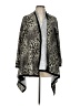 BCBGMAXAZRIA Animal Print Gray Black Kimono Size L - photo 1