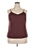 Assorted Brands 100% Polyester Burgundy Tank Top Size XXL - photo 1