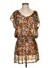 Smart & Sexy 100% Polyester Brown Kimono Size Sm - Med - photo 1