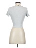 Boohoo Silver Short Sleeve Turtleneck Size 2 - photo 2